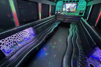 Aurora Limo Bus Interior